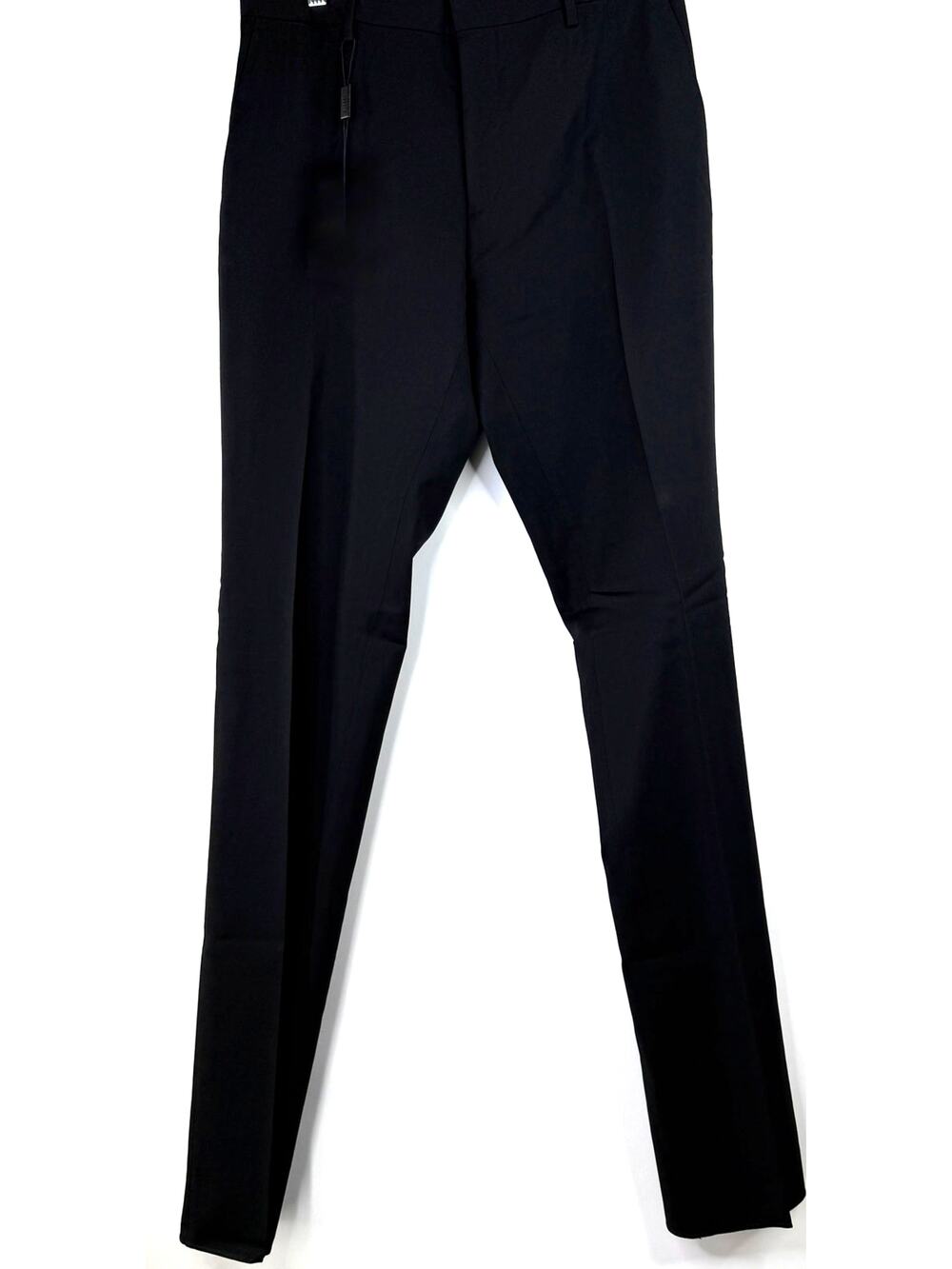 Burberry Men's Black Wool Millford Trousers Pants NWOT Size 42